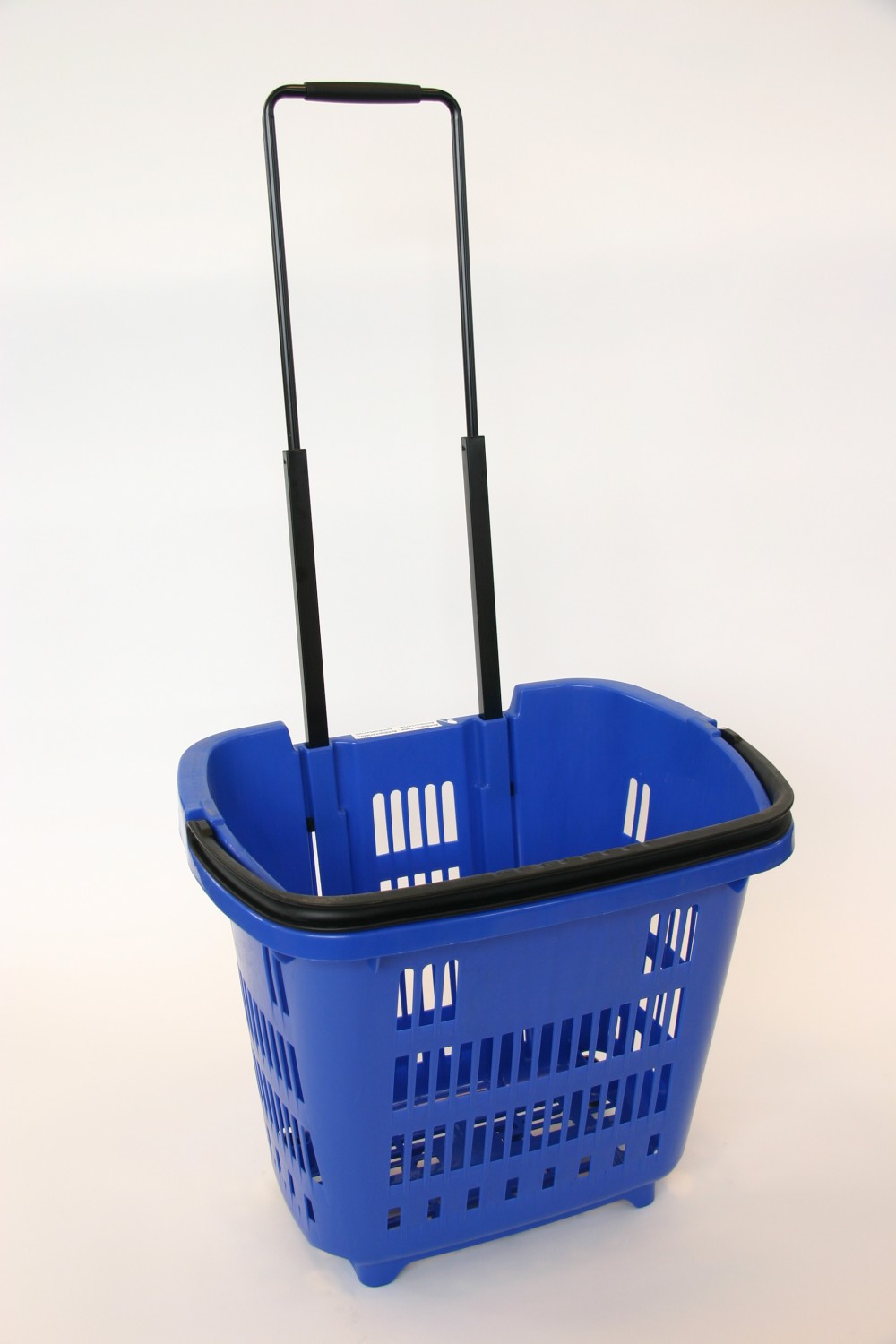 Shop & Roll winkelmand op wielen 34 liter blauw 