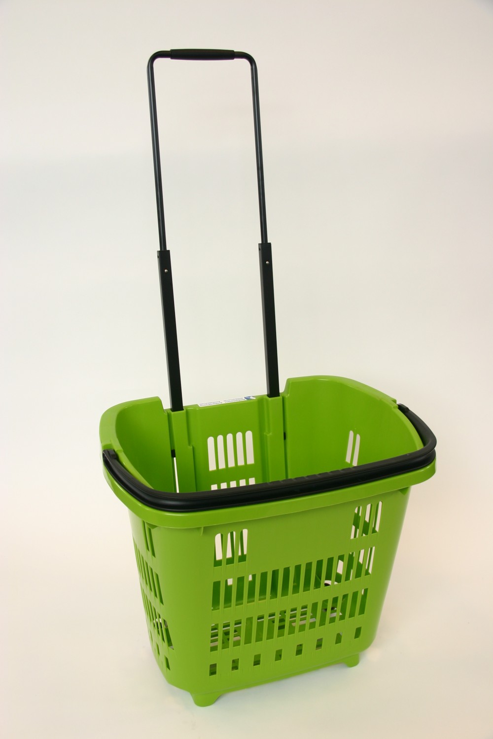 Shop & Roll winkelmand op wielen 34 liter lichtgroen 