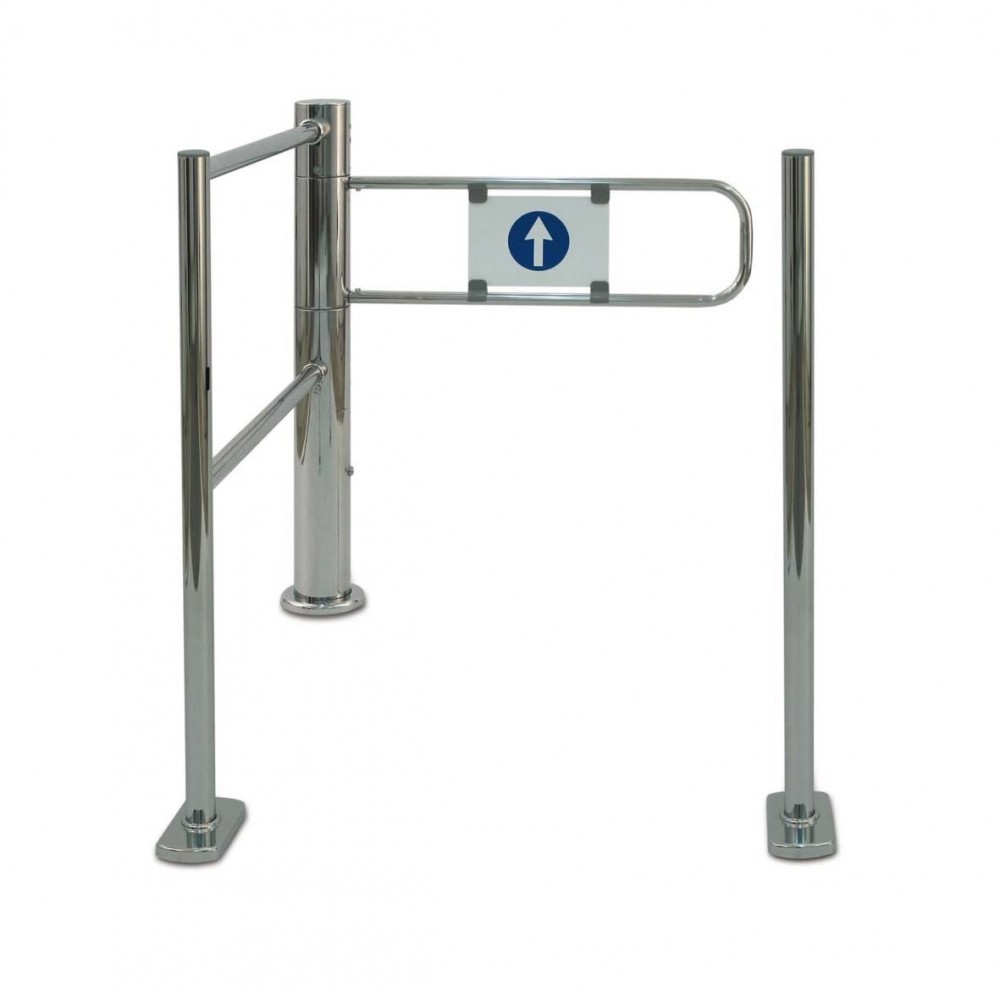 Elektrische ingang met infrarood besturing, links openend