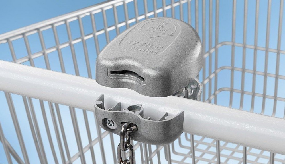 Muntslot Variloc Heavy inworp € 1,- incl. ketting 