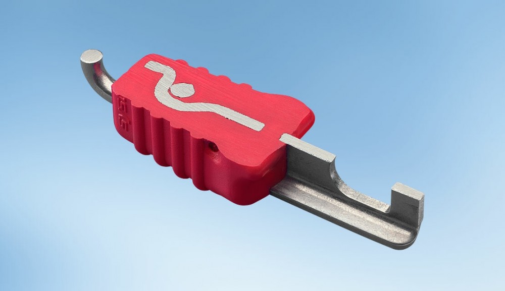 Muntslot Variloc Heavy inworp € 1,- incl. ketting 