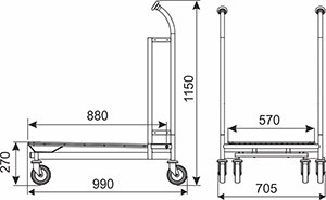 Transportwagen Carry 80