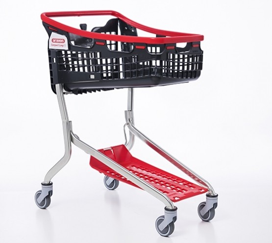 Winkelwagen LOOP Shop & Roll 75 liter Compact XS rood