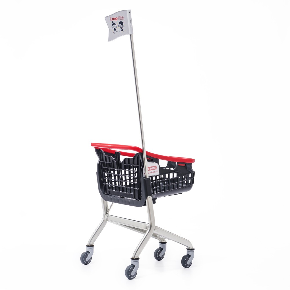 Winkelwagen voor kids LOOP met zwarte rand