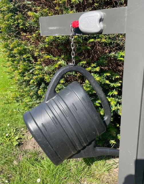 Muntslot Variloc Heavy inworp € 1,- incl. ketting 