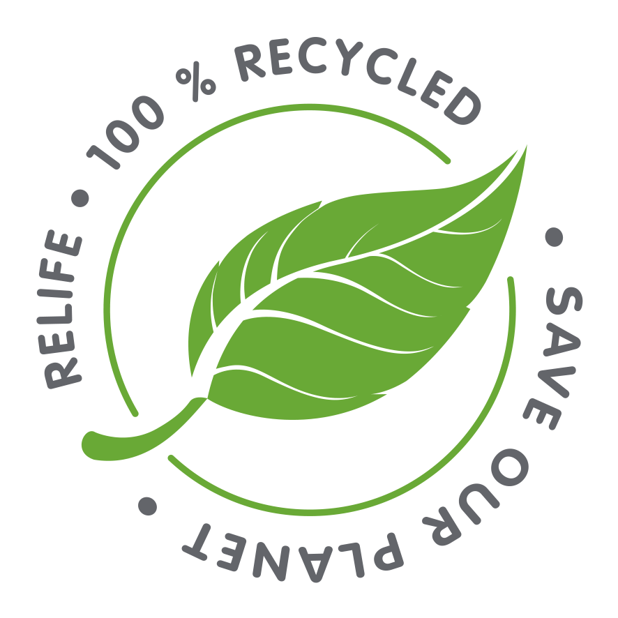 Winkelwagen gerecycled kunststof ECO 80 zwart