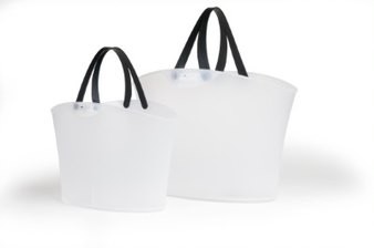 Shophie winkelmand 15 liter wit transparant