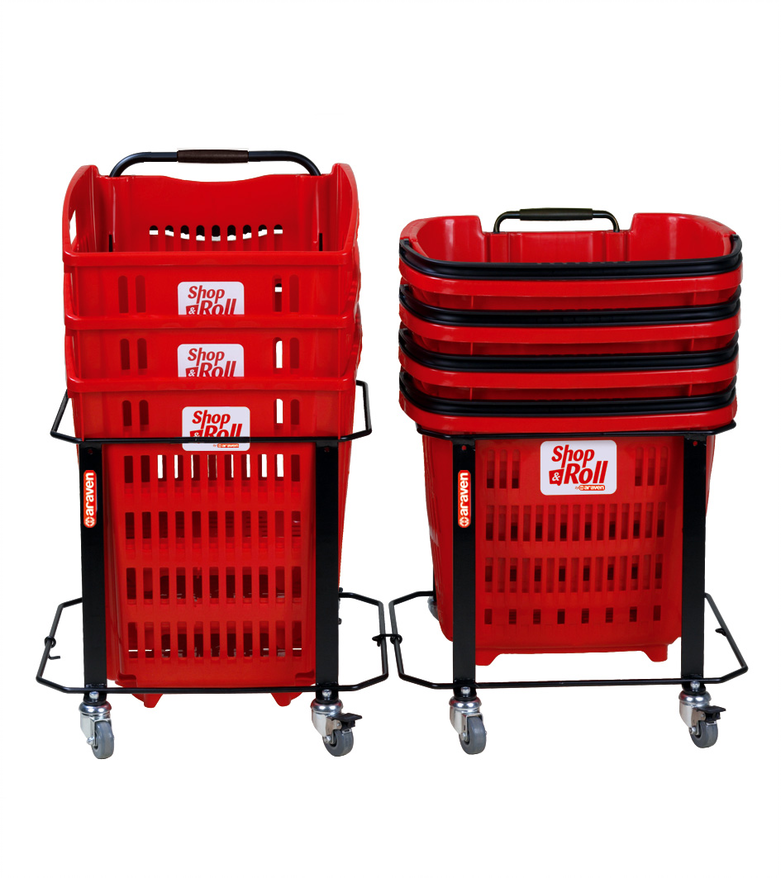 Shop & Roll winkelmandhouder 