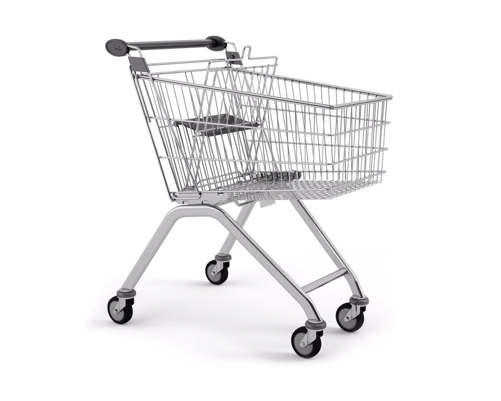 Metalen winkelwagen Avant 90 liter