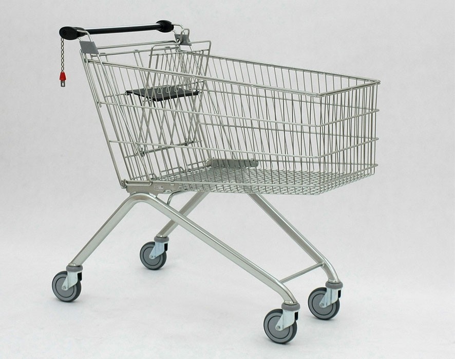 Metalen winkelwagen AVANT 185 liter 