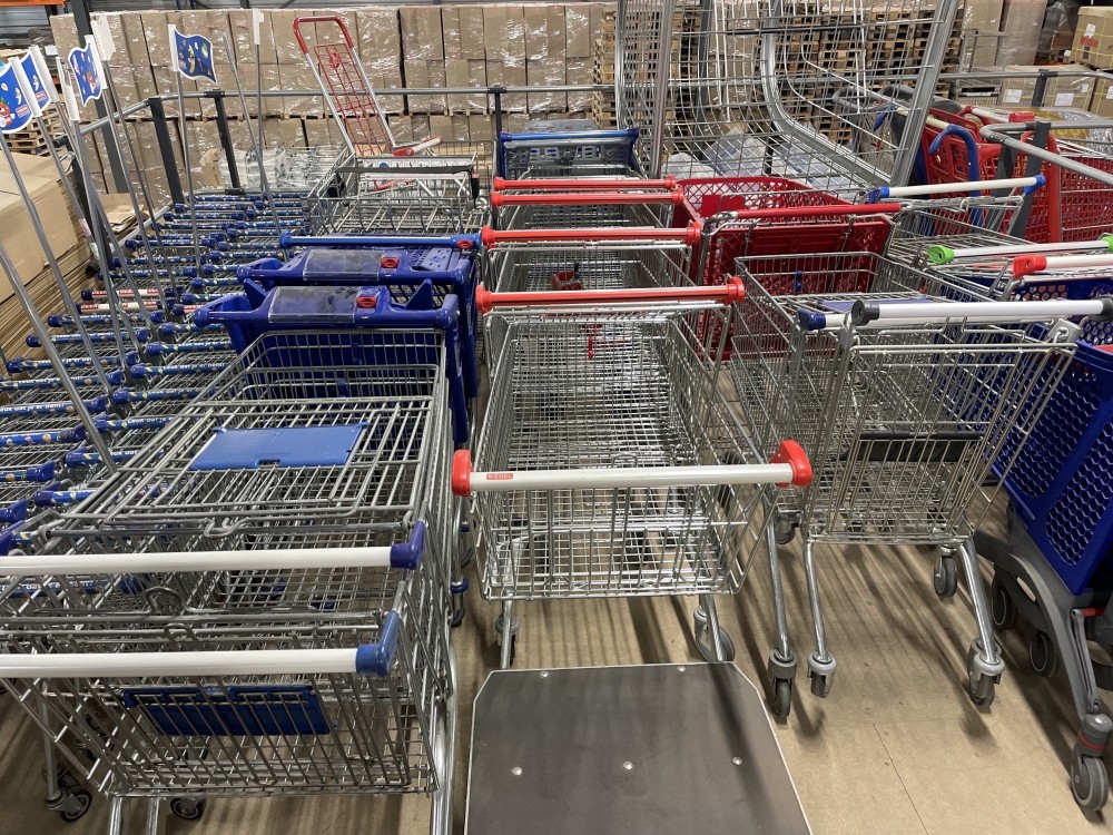 Winkelwagen showroom model