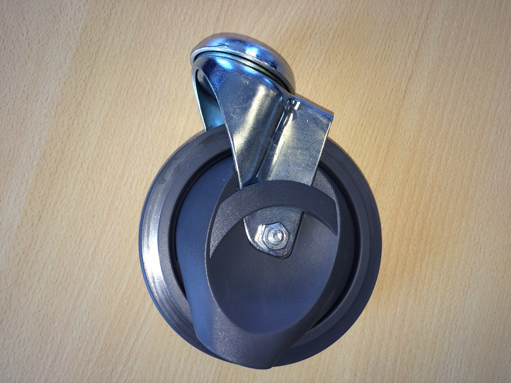 Wiel rolband met zwenkvork