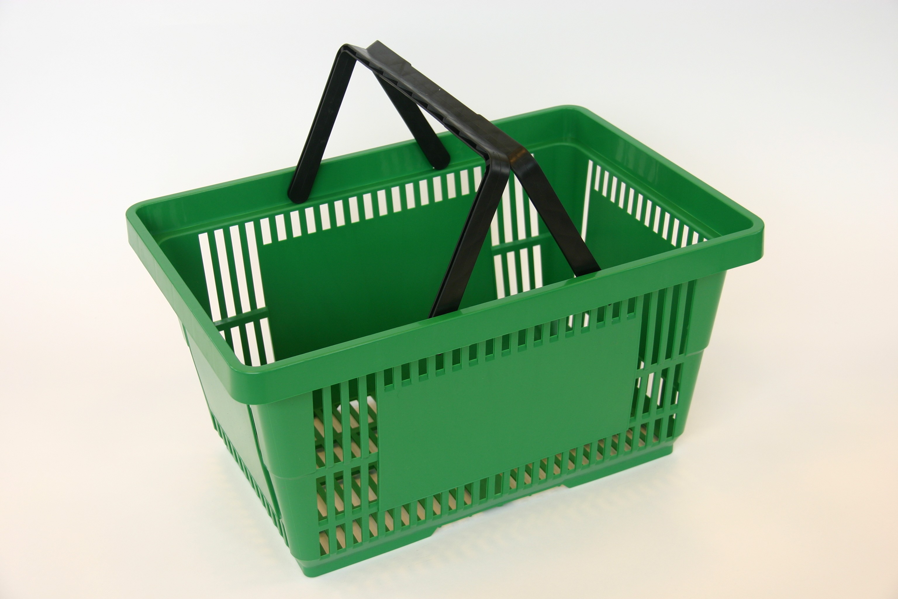 Winkelmand 28 liter groen