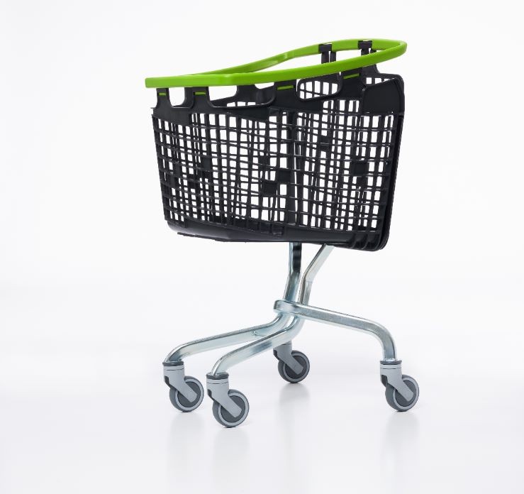 Winkelwagen LOOP Shop & Roll 100 liter groen