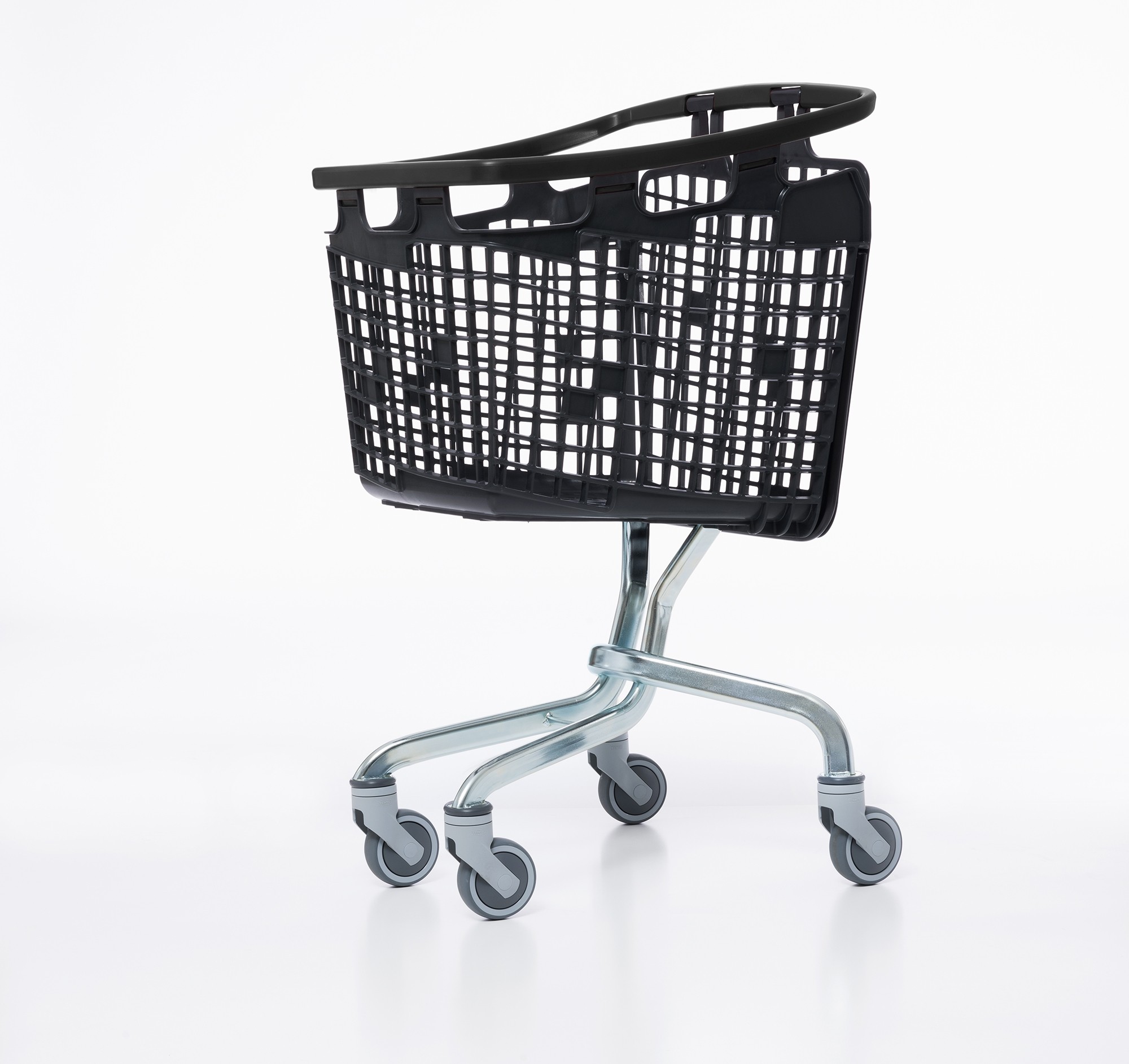 Winkelwagen LOOP Shop & Roll 100 liter zwart