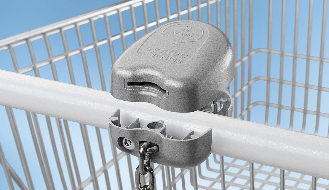 Muntslot Variloc Heavy inworp € 1,- incl. ketting 