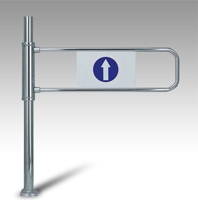 Mechanische ingang 180 graden openend