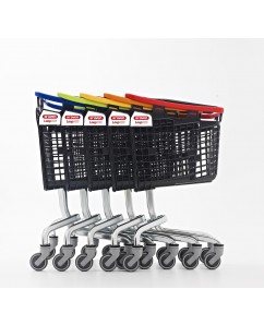 Winkelwagen LOOP Shop & Roll 100 liter geel