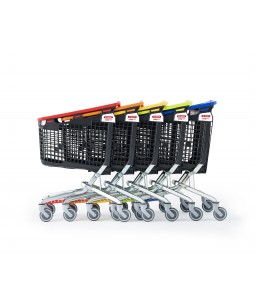 Winkelwagen LOOP Shop & Roll 160 liter blauw