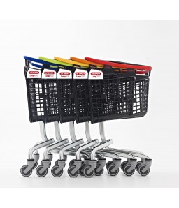 Winkelwagen LOOP Shop & Roll 100 liter zwart