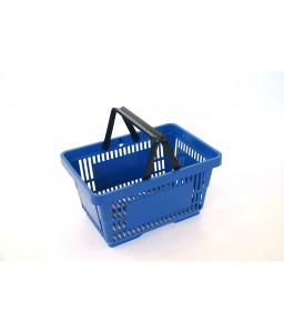 Winkelmand 22 liter blauw