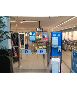 Elektrische ingang radar besturing, rechts openend