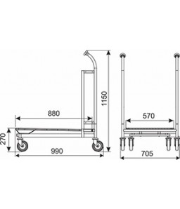 Transportwagen Carry 80