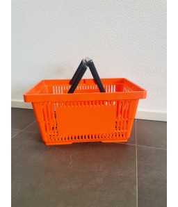 Winkelmand 28 liter oranje