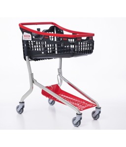Winkelwagen LOOP Shop & Roll 75 liter Compact XS rood