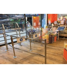 Mechanische ingang, links openend