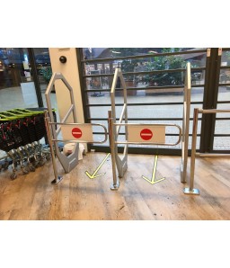 Mechanische ingang, rechts openend