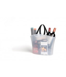 Shophie winkelmand 15 liter wit transparant