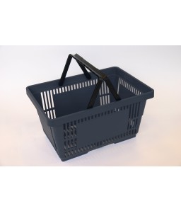 Winkelmand 28 liter antraciet grijs